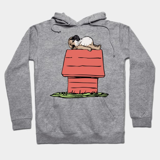 Pug House Hoodie by huebucket